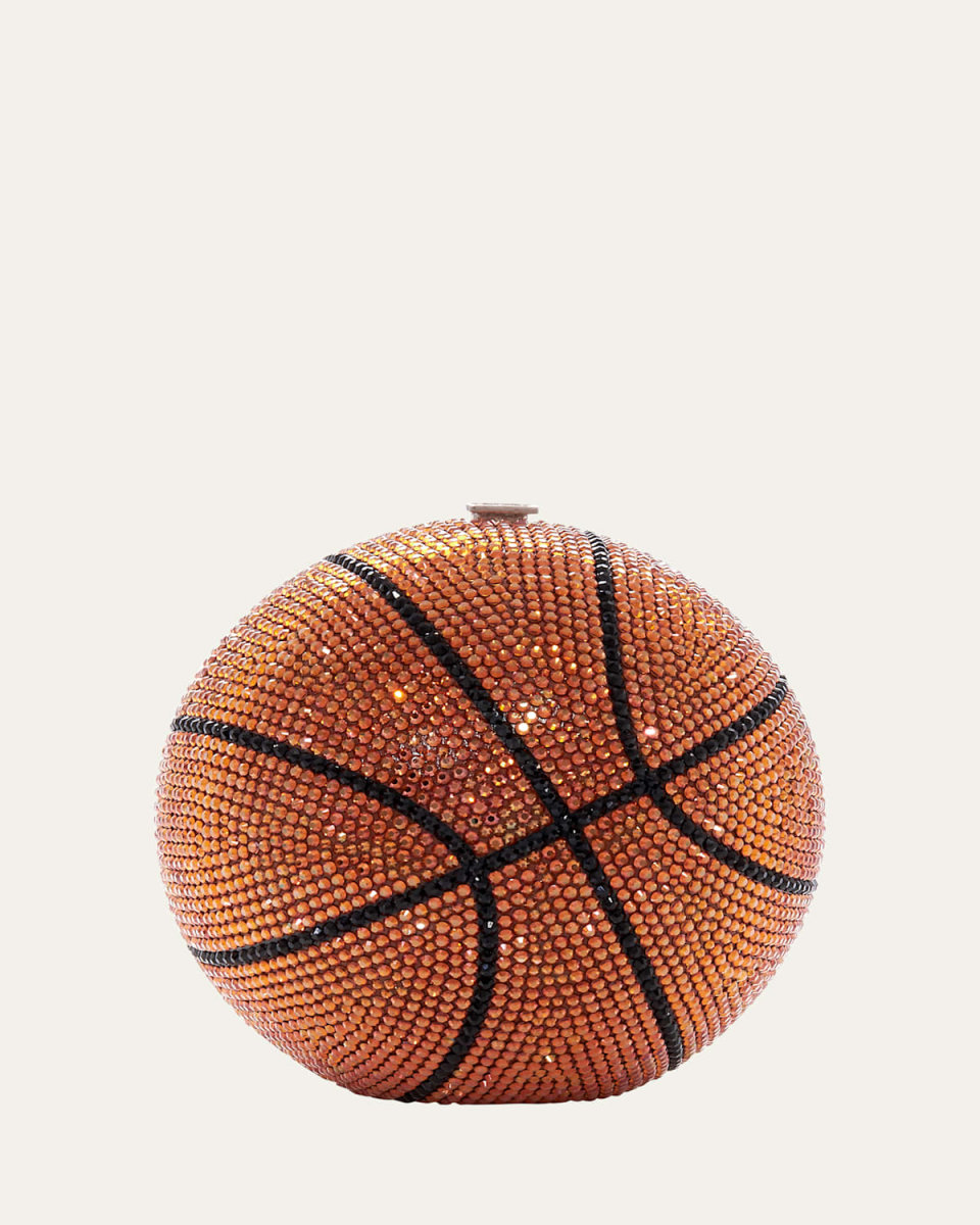 Basketball Crystal Sphere Clutch Bag